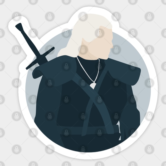 The Witcher Sticker by honeydesigns